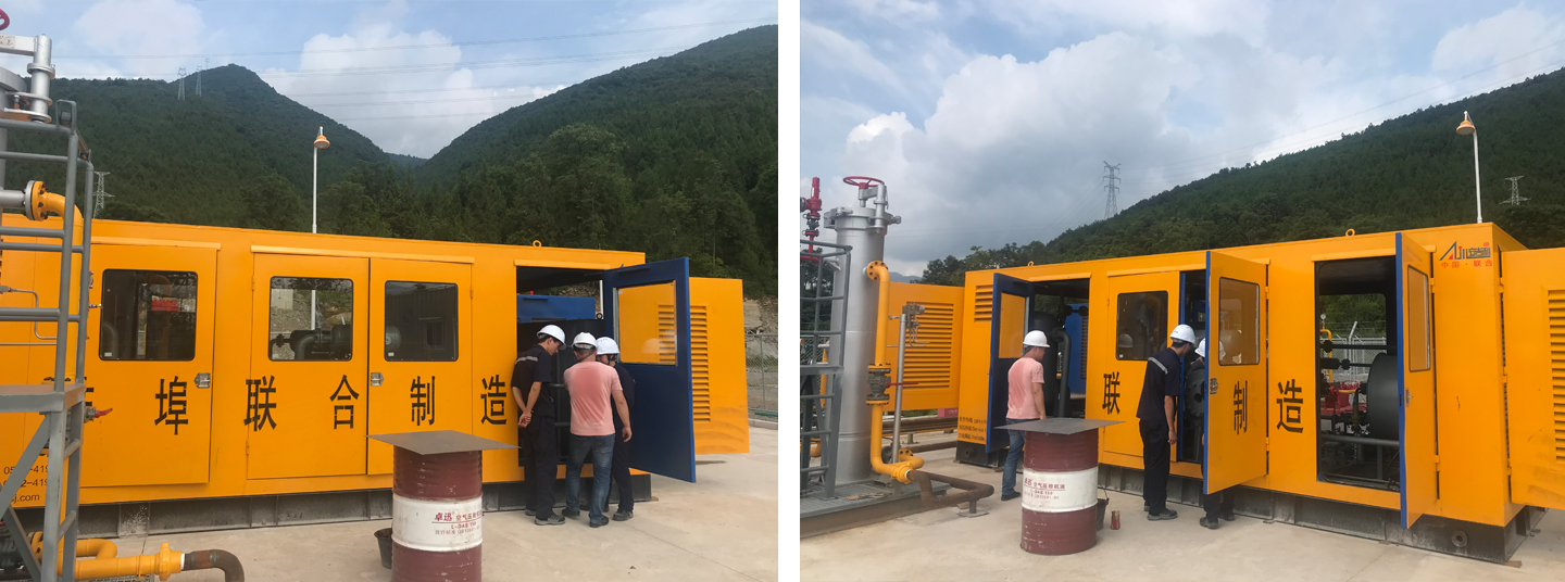 貴州某公司D型天然氣壓縮機(jī)